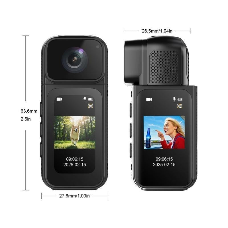 Camera With 180 Degree Rotating