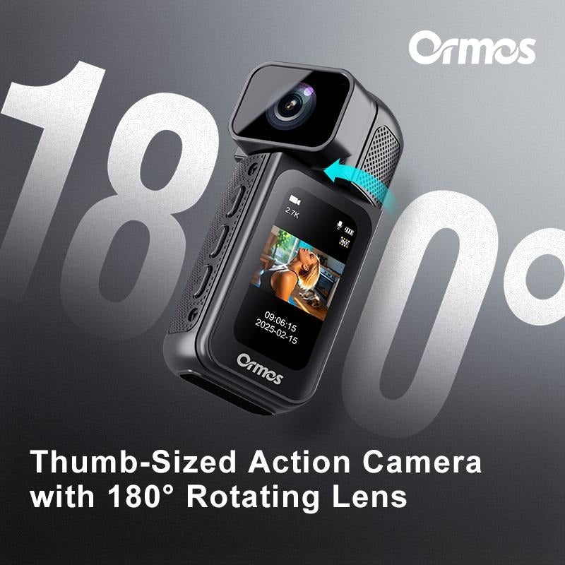 Camera With 180 Degree Rotating
